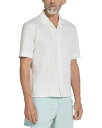 【送料無料】 ゼニア レディース シャツ トップス Cotton & Silk Shirt White