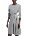 【送料無料】 ファビアナ フィリッピ レディース ワンピース トップス Gathered Knit Dress Medium Grey