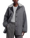 【送料無料】 ファビアナ フィリッピ レディース コート アウター Caban Coat Grey