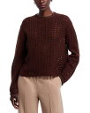 【送料無料】 ファビアナ フィリッピ レディース ニット・セーター アウター Openwork Crewneck Sweater Brown Over