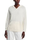 【送料無料】 ファビアナ フィリッピ レディース ニット・セーター アウター Hooded Sweater Open White