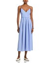【送料無料】 コー レディース ワンピース トップス Basque Stripe Midi Dress Blue Multi