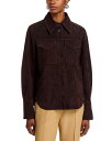 【送料無料】 コー レディース シャツ トップス Suede Shirt Chocolate