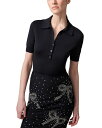 【送料無料】 キャロライナヘレラ レディース ポロシャツ トップス Short Sleeve Polo Top Black