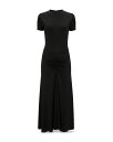 【送料無料】 ヴィクトリア ベッカム レディース シャツ トップス Gathered Waist Midi T-Shirt Dress Black