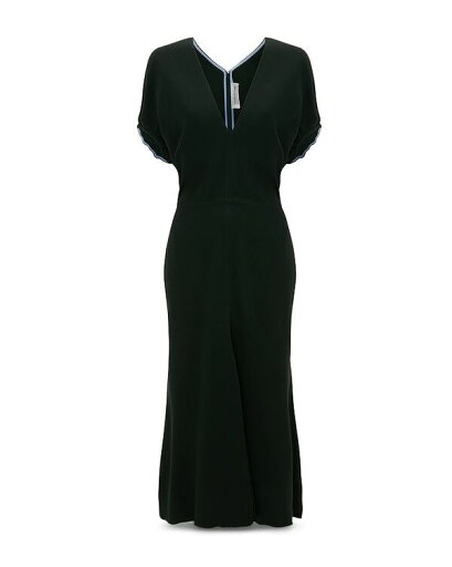 【送料無料】 ヴィクトリア ベッカム レディース ワンピース トップス Blouson Midi Dress Dark Pine 【送料無料】 ヴィクトリア ベッカム レディース ワンピース トップス Blouson Midi Dress Dark Pine