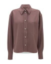 【送料無料】 ヴィクトリア ベッカム レディース シャツ トップス Cropped Shirt Mauve