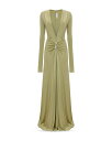 【送料無料】 ヴィクトリア ベッカム レディース シャツ トップス Long Sleeve V Neck Gown Pistachio