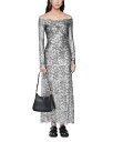 ラバンヌ レディース アンダーウェア ナイトウェア Rabanne Robe Long Dress Black/Silver ブラック
