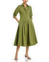 【送料無料】 シムカイ レディース ワンピース トップス Jazz Pintuck Midi Dress Olive