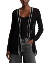 【送料無料】 フレーム レディース カーディガン アウター The Varsity Relaxed Fit Cardigan Black Multi