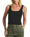【送料無料】 デレクラムテンクロスバイ レディース タンクトップ トップス Sain Ribbed Sweater Tank Top Black