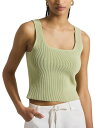 【送料無料】 デレクラムテンクロスバイ レディース タンクトップ トップス Sain Ribbed Sweater Tank Top Soft Sage