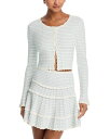 【送料無料】 ラブスハックファンシー レディース カーディガン アウター Media Scoop Neck Cardigan Sweater Sailor St...