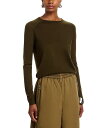 【送料無料】 コー レディース ニット・セーター アウター Raglan Cashmere Crewneck Sweater Olive