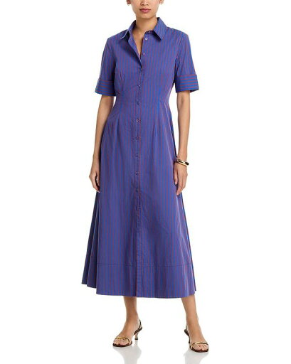 【送料無料】 スタウド レディース ワンピース トップス Joan Striped Dress Atlas Stripe 【送料無料】 スタウド レディース ワンピース トップス Joan Striped Dress Atlas Stripe