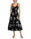 【送料無料】 サンク セプト レディース ワンピース トップス Wildflower Whimsy Vernetta Dress Black / Ivory