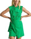 【送料無料】 デレクラムテンクロスバイ レディース ワンピース トップス Giselle Tie Front Mini Cargo Dress Kelly Gr...