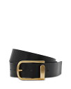 【送料無料】 レイス レディース ベルト アクセサリー Women's Iyla Half Keeper Buckle Leather Belt Black