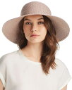 【送料無料】 エリックジャヴィッツ レディース 帽子 アクセサリー Hampton Sun Hat Blush