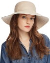【送料無料】 エリックジャヴィッツ レディース 帽子 アクセサリー Hampton Sun Hat Cream