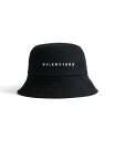 【送料無料】 バレンシアガ レディース 帽子 アクセサリー Loop Sports Icon Bucket Hat Black/White