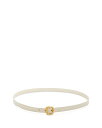 【送料無料】 メイドウェル レディース ベルト アクセサリー Women's Puffy Leather Belt Ivory
