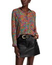 【送料無料】 ラジャンス レディース シャツ トップス Nina Silk Printed Long Sleeve Blouse Multi Santa Fe Paisley