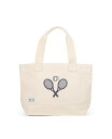 【送料無料】 アメアンドルル レディース トートバッグ バッグ Country Club Tote/Love Match Natural with Navy Trim