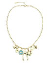 【送料無料】 アクア レディース ネックレス・チョーカー・ペンダントトップ アクセサリー Good Luck Necklace 18" - Exclusive Multi/Gold