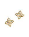 【送料無料】 ロバートコイン レディース ピアス・イヤリング アクセサリー 18K Yellow Gold Venetian Princess Mother o...