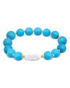 【送料無料】 アクア レディース ブレスレット・バングル・アンクレット アクセサリー Beads & Cultured Freshwater Pearl Bracelet - Exclusive Blue