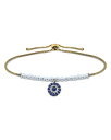 【送料無料】 アクア レディース ブレスレット・バングル・アンクレット アクセサリー Evil Eye Charm & Freshwater Pearl 18K Yellow Gold Plated Sterling Silver Bolo Bracelet - Exclusive Gold/Pearl