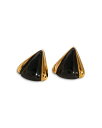 【送料無料】 アクア レディース ピアス・イヤリング アクセサリー Monarch Stud Earrings - Exclusive Black/Gold