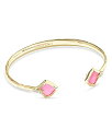 【送料無料】 ケンドラスコット レディース ブレスレット・バングル・アンクレット アクセサリー Joelle Cuff Bracelet Gold/Pink|詳細画像