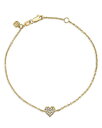 【送料無料】 シドニーエヴァン レディース ブレスレット・バングル・アンクレット アクセサリー 14K Yellow Gold Diamond Pav Heart Chain Link Bracelet Gold(4)