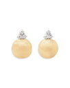 【送料無料】 マルコ ビチェゴ レディース ピアス・イヤリング アクセサリー 18K White & Yellow Gold Africa Diamond Cl...