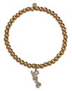 【送料無料】 シドニーエヴァン レディース ブレスレット・バングル・アンクレット アクセサリー 14K Yellow Gold Love Script Char...