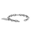 【送料無料】 バレンシアガ レディース ブレスレット・バングル・アンクレット アクセサリー Tags Carabiner Bracelet Antique Silver
