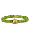 【送料無料】 シドニーエヴァン レディース ブレスレット・バングル・アンクレット アクセサリー 14K Yellow Gold Peridot & Diamon...