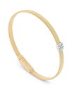 【送料無料】 マルコ ビチェゴ レディース ブレスレット・バングル・アンクレット アクセサリー 18K White & Yellow Gold Masai Di...