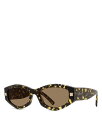 【送料無料】 ジバンシー レディース サングラス・アイウェア アクセサリー GV Day Geometric Sunglasses 54mm Havana/Brown(4)