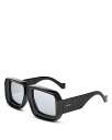 【送料無料】 ロエベ レディース サングラス・アイウェア アクセサリー Geometric Sunglasses 56mm Black/Smoke(4)
