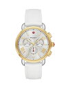 【送料無料】 ミッシェル レディース 腕時計 アクセサリー Sport Sail Chronograph 38mm Gold/White