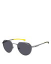 【送料無料】 カレーナ レディース サングラス・アイウェア アクセサリー Carduc Wayfarer Sunglasses 52mm Gray/Gray Solid