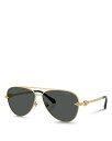 【送料無料】 ヴェルサーチ レディース サングラス・アイウェア アクセサリー VE2283 Aviator Sunglasses 61mm Gold(4)