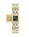 【送料無料】 ヴェルサーチ レディース 腕時計 アクセサリー Reveal Square Watch 18mm x 25mm Green/Two Tone(2)