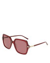 【送料無料】 フェラガモ レディース サングラス・アイウェア アクセサリー Rectangle Prisma Sunglasses 57mm Transparen(4)