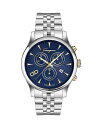【送料無料】 フェラガモ レディース 腕時計 アクセサリー Duo Chronograph 42mm Blue/Silver(2)