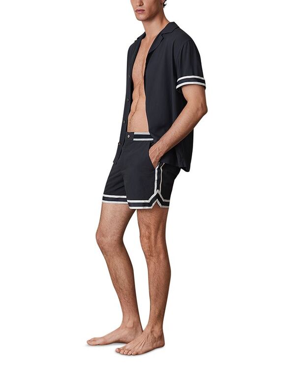レイス メンズ 水着 ハーフパンツ・ショーツ ショートパンツ REISS Baller Stripe Swim Shorts Navy ネイビー